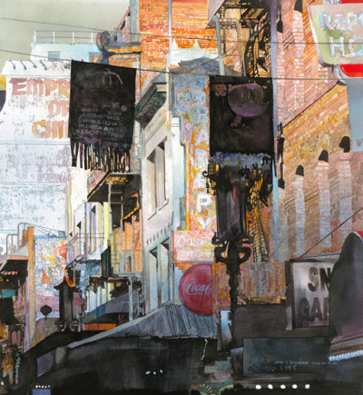 美国John Salminen水彩画