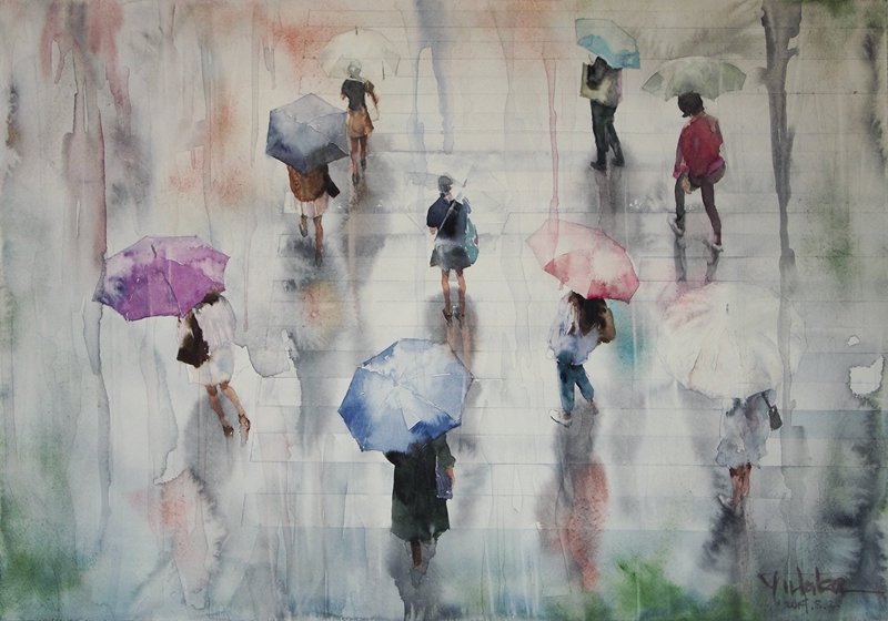 村上豊水彩绘画