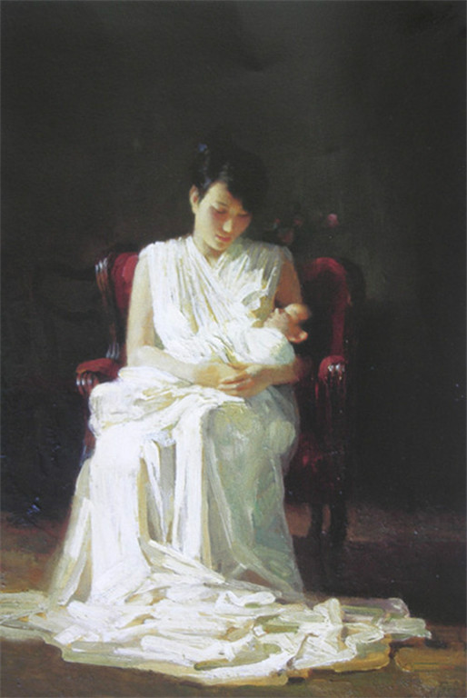 黄中羊油画作品欣赏