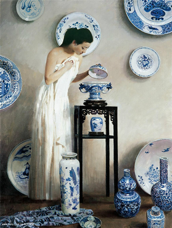 黄中羊油画作品欣赏