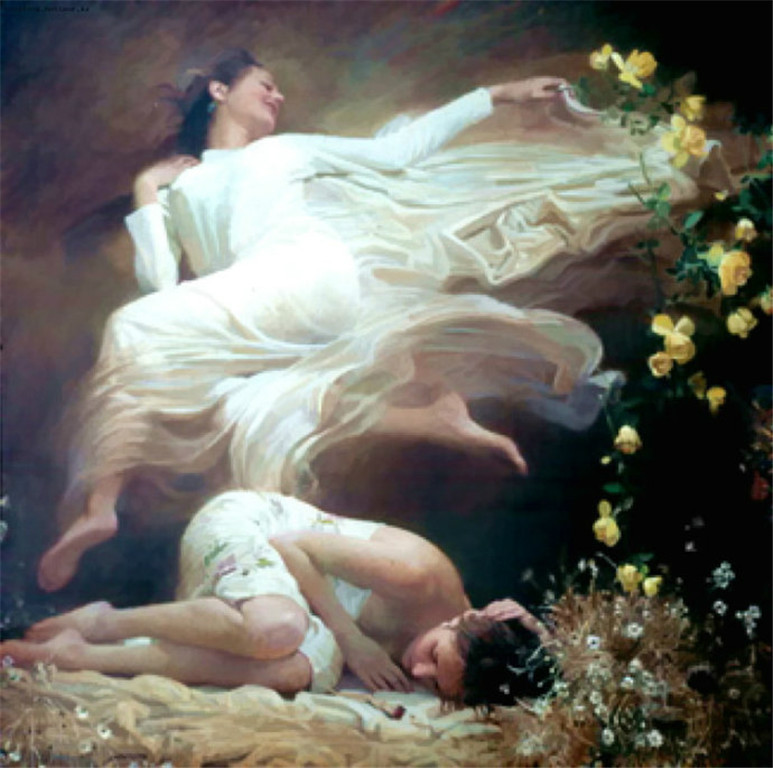 黄中羊油画作品欣赏