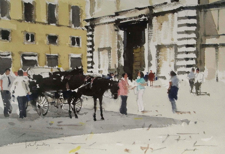 英国John Yardley水彩绘画