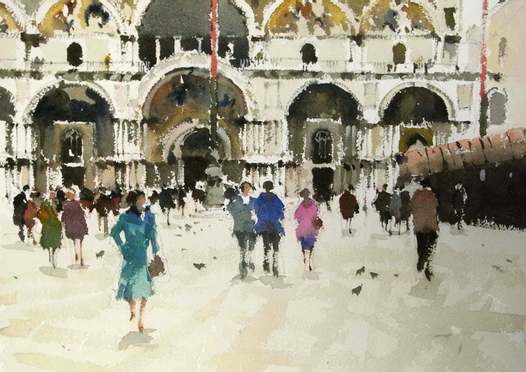 英国John Yardley水彩绘画