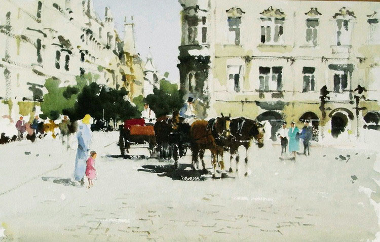 英国John Yardley水彩绘画