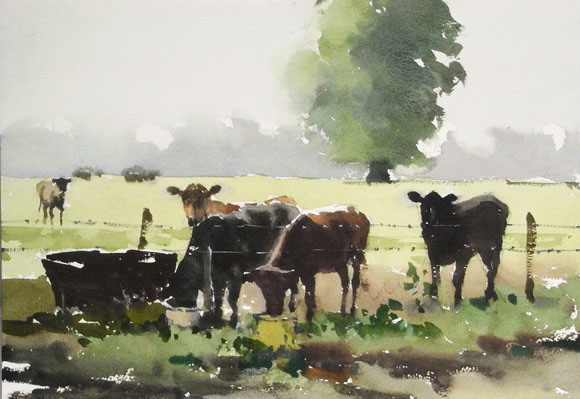 英国John Yardley水彩绘画