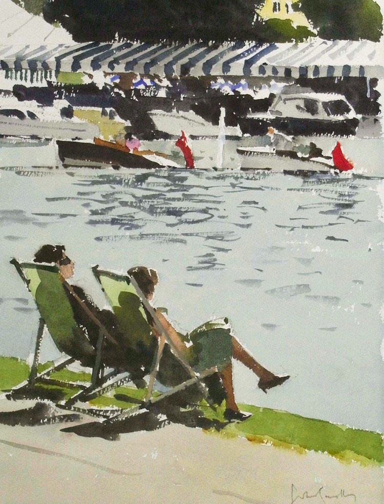 英国John Yardley水彩绘画