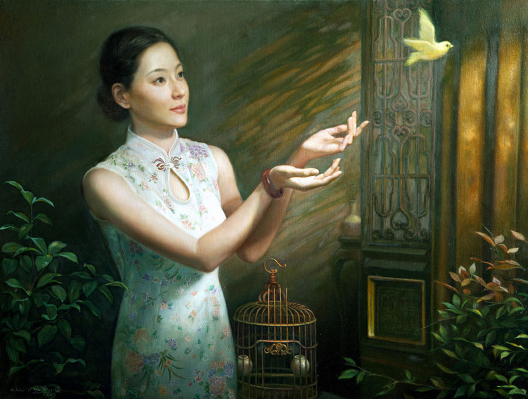 余小仪油画作品欣赏
