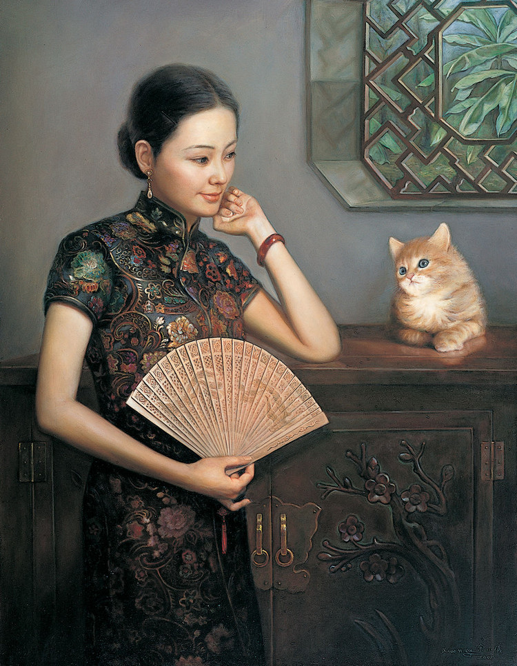 余小仪油画作品欣赏