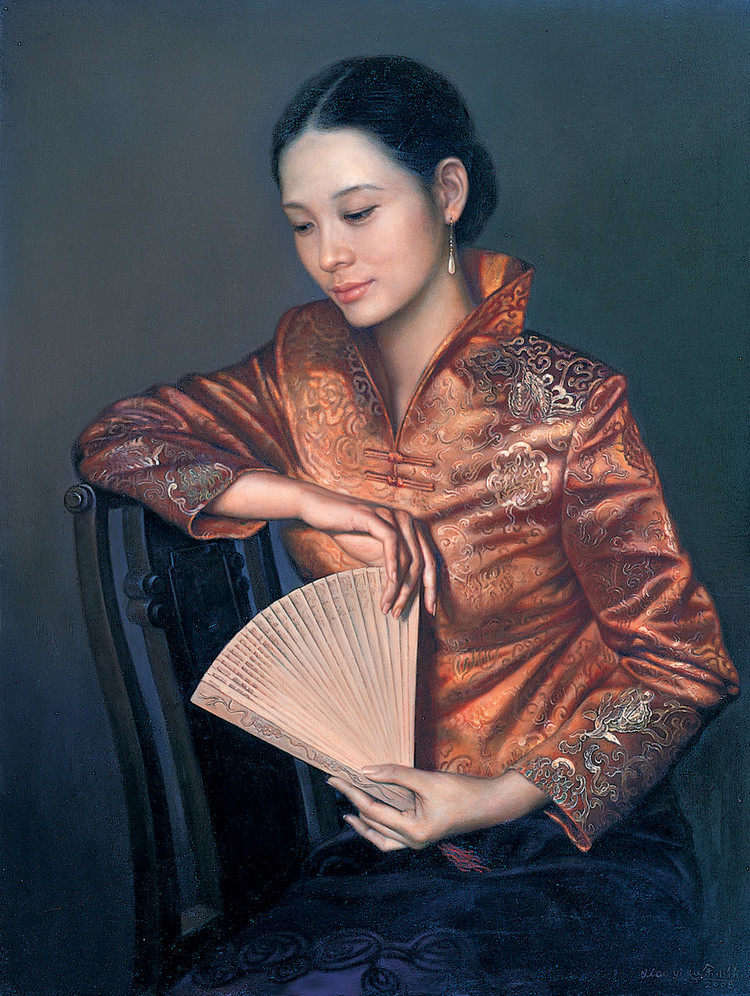 余小仪油画作品欣赏