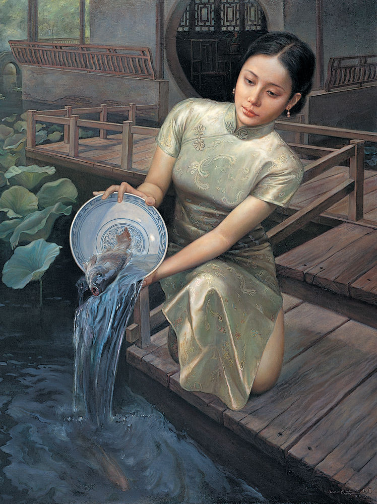 余小仪油画作品欣赏