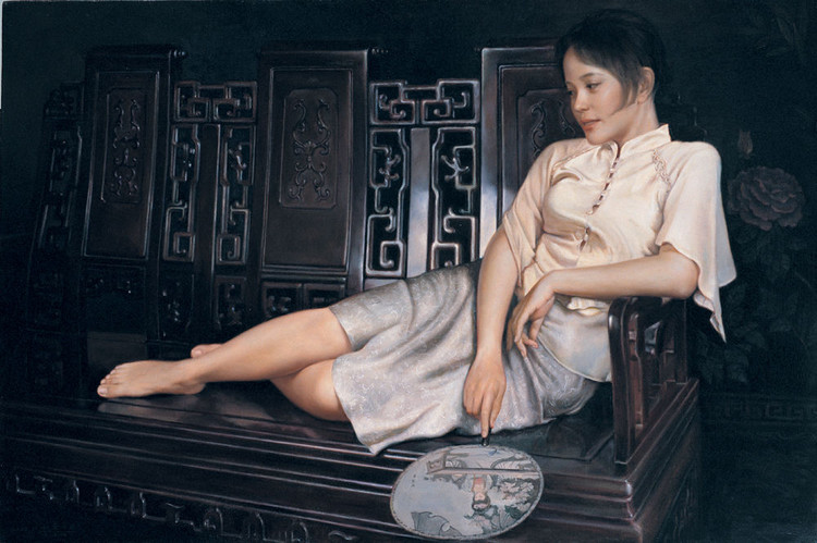 余小仪油画作品欣赏