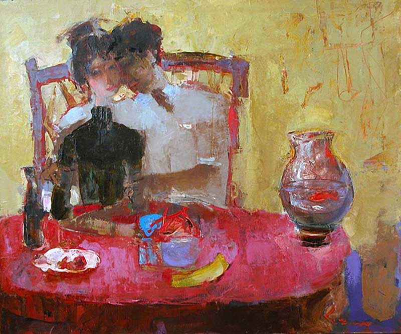 乌克兰谢尔盖·瑞斯里什柯（Сергей Резниченко）女性人物油画作品欣赏