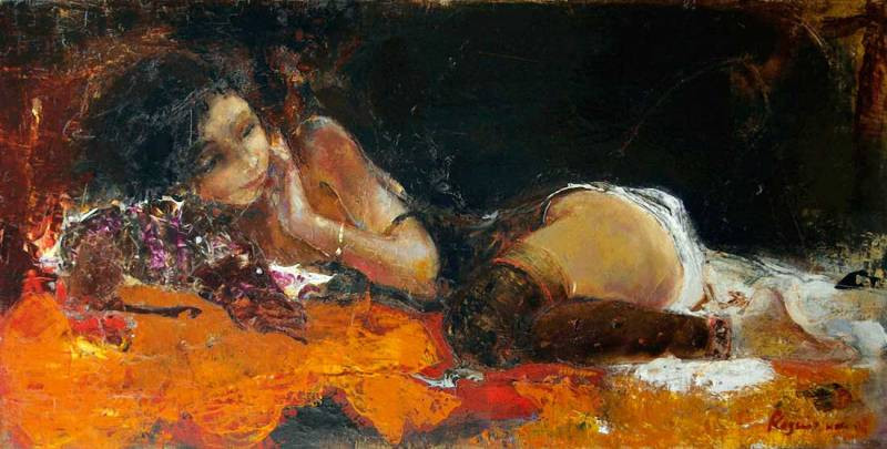 乌克兰谢尔盖·瑞斯里什柯（Сергей Резниченко）女性人物油画作品欣赏