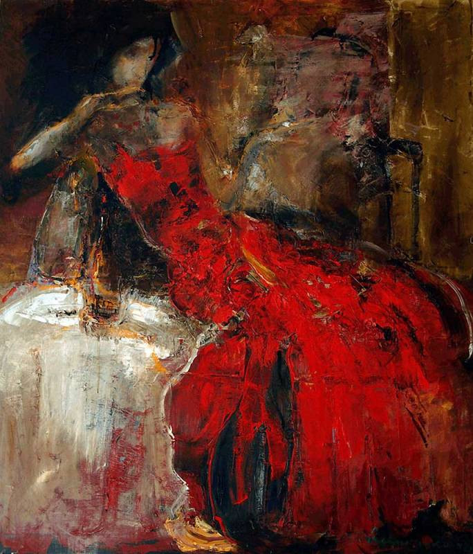 乌克兰谢尔盖·瑞斯里什柯（Сергей Резниченко）女性人物油画作品欣赏
