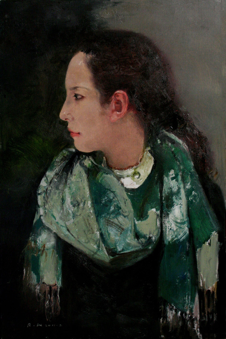郭润文油画人物作品二
