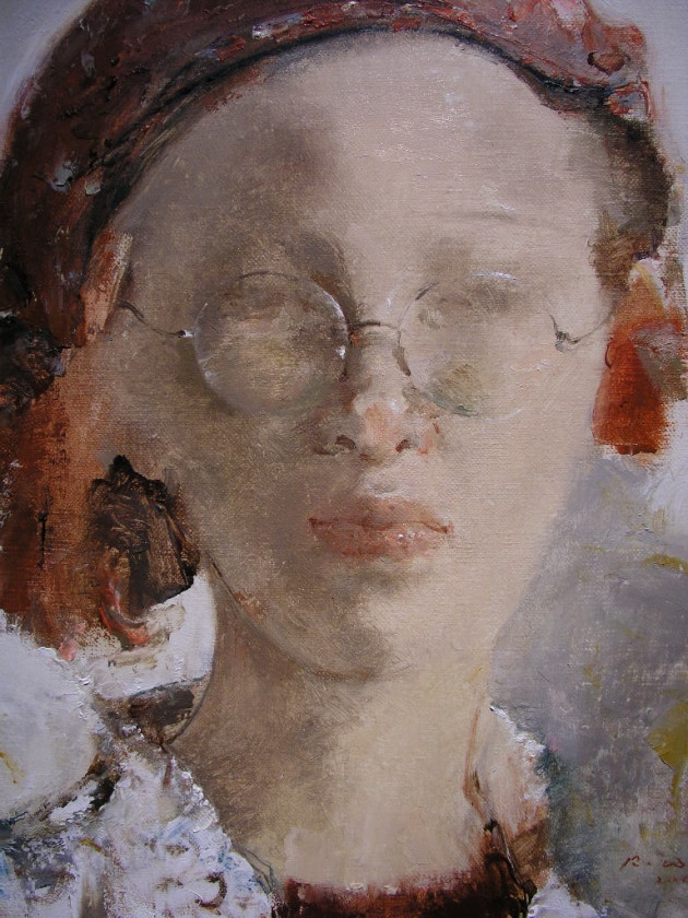 郭润文油画人物作品二