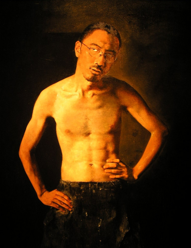 郭润文油画人物作品二