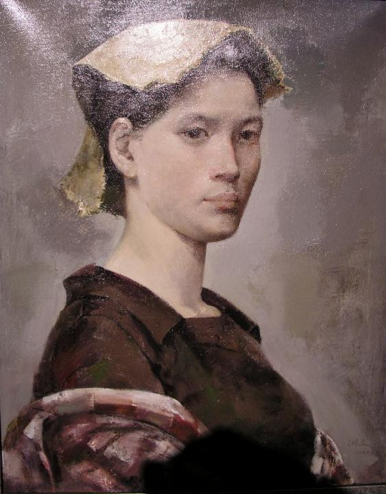 郭润文油画人物作品二