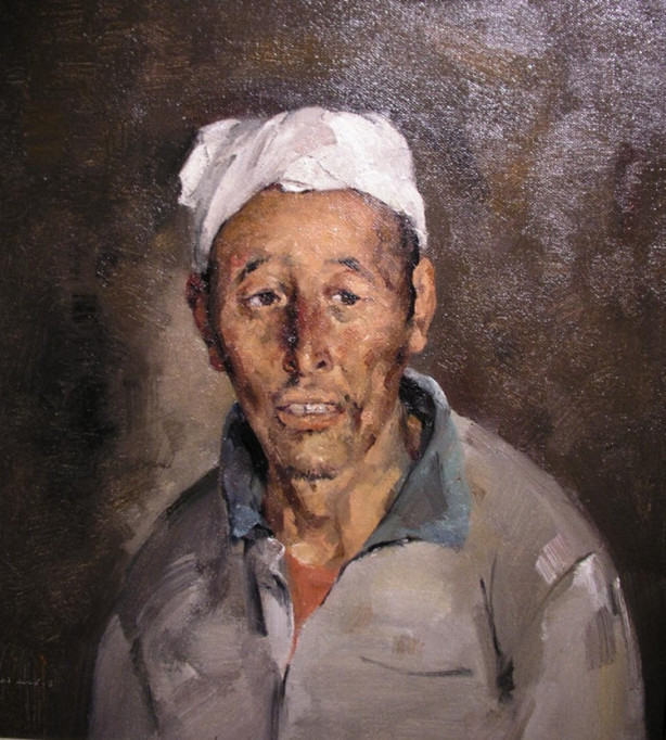 郭润文油画人物作品二