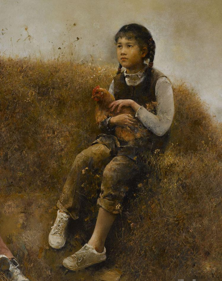 郭润文油画人物作品二