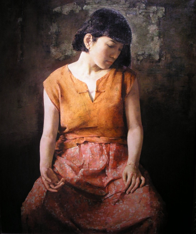 郭润文油画人物作品二