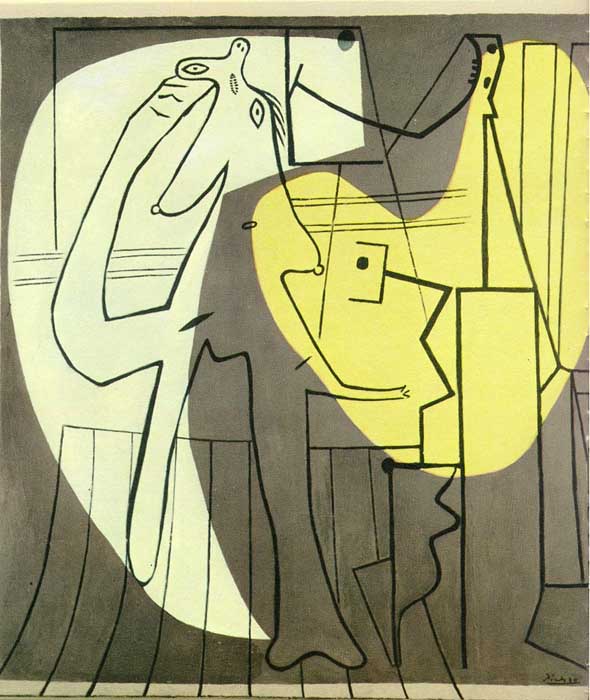 西班牙巴勃罗·鲁伊斯·毕加索（Pablo Picasso）油画作品欣赏大全五