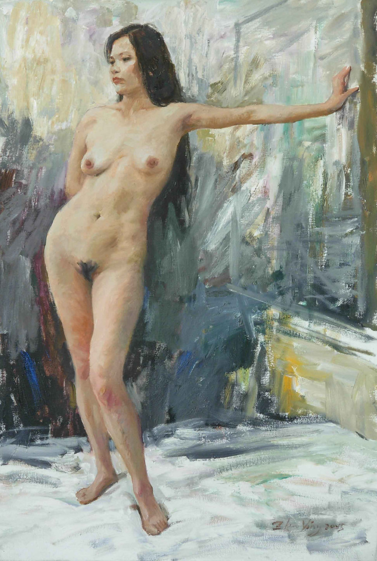 赵鹰人体油画作品欣赏