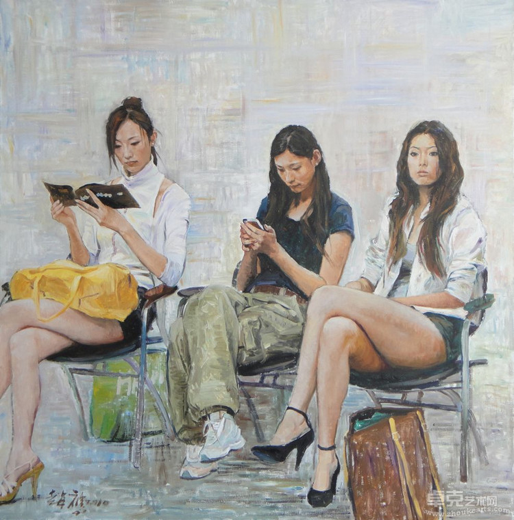 赵鹰人体油画作品欣赏