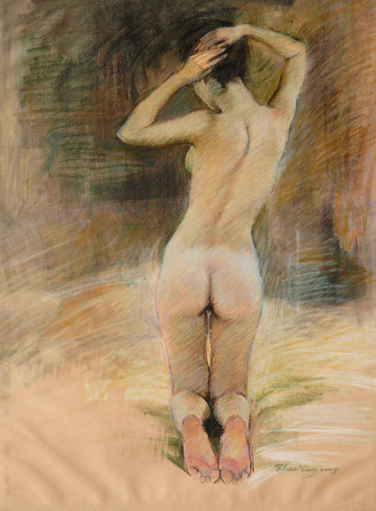 赵鹰人体油画作品欣赏
