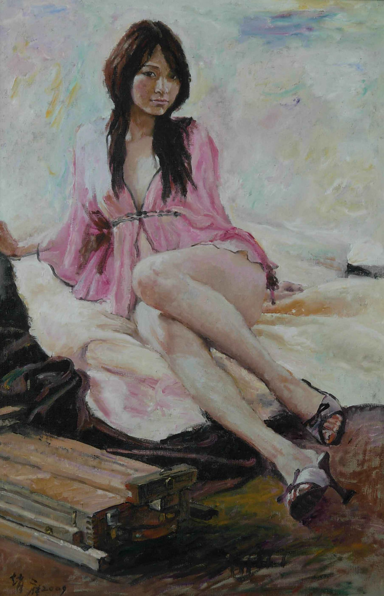 赵鹰人体油画作品欣赏