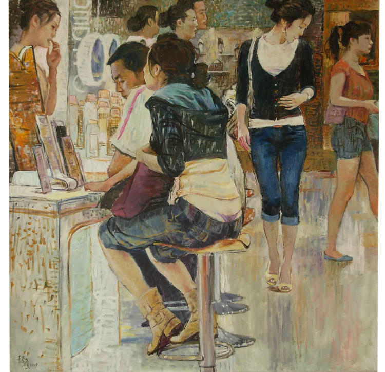 赵鹰人体油画作品欣赏