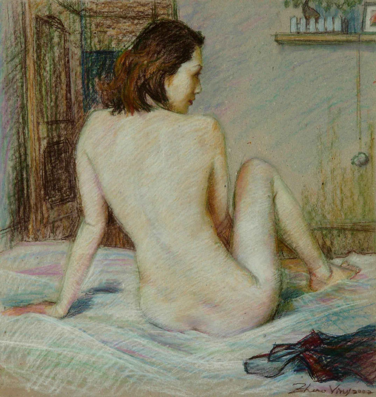 赵鹰人体油画作品欣赏