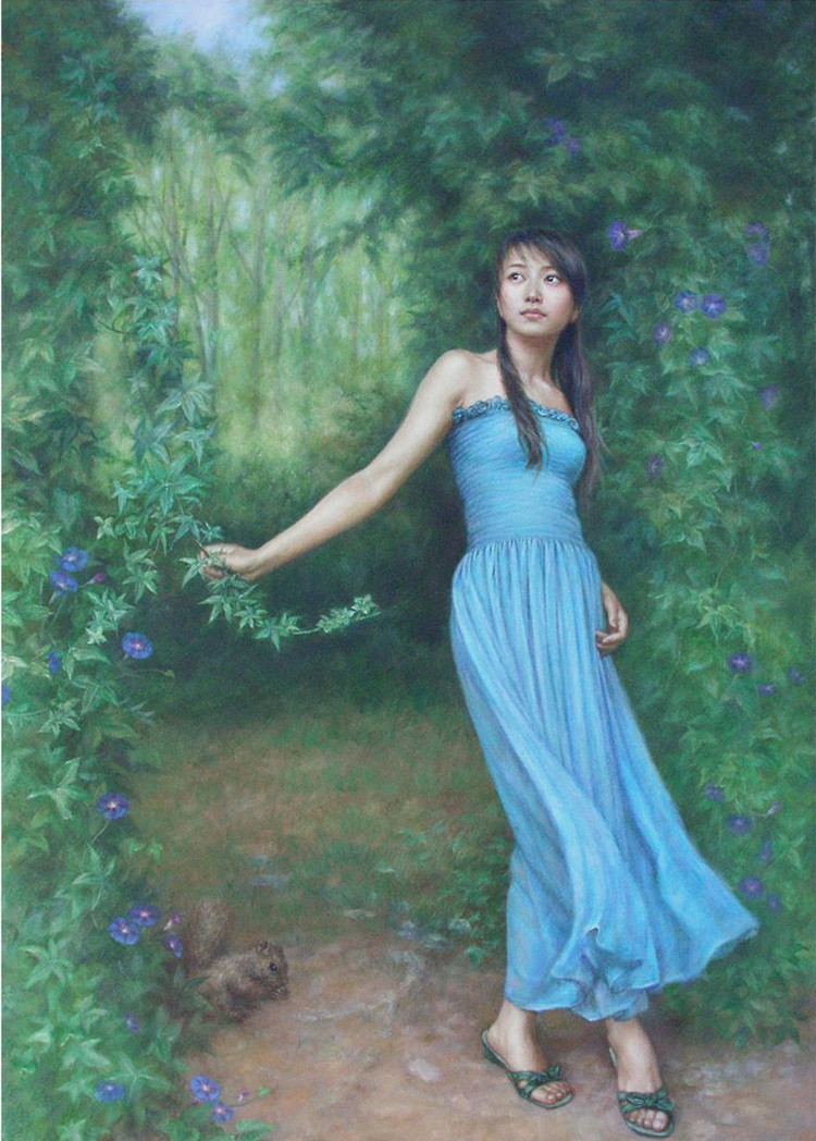 徐小稀油画人物作品