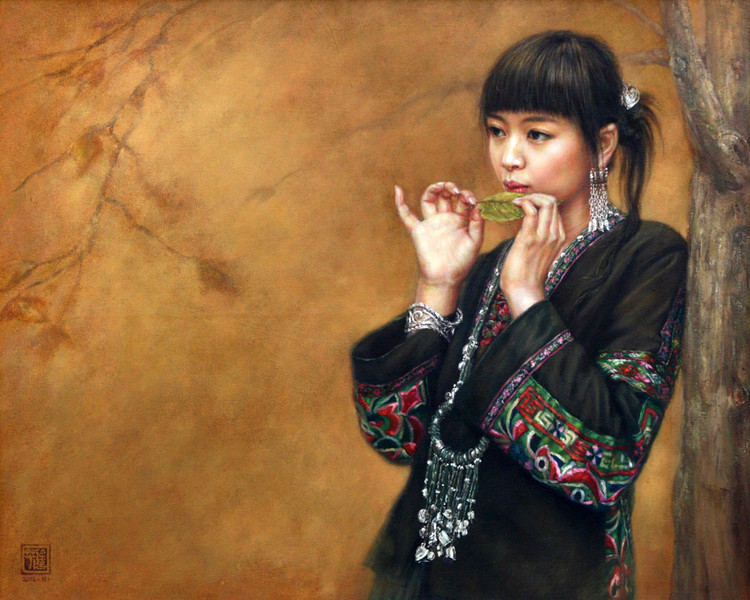徐小稀油画人物作品