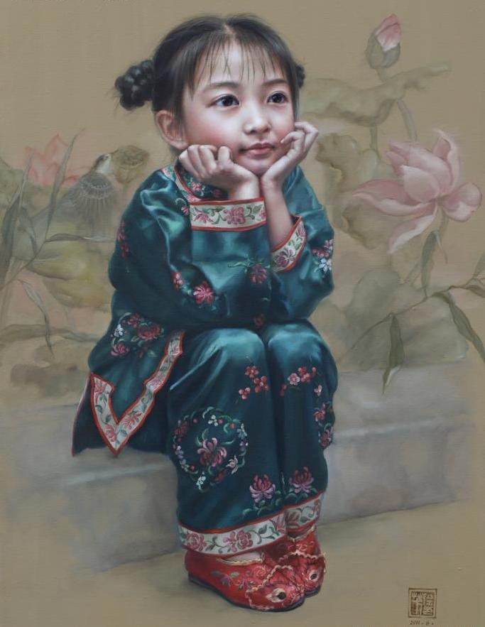 徐小稀油画人物作品