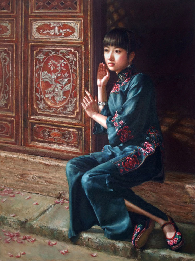 徐小稀油画人物作品