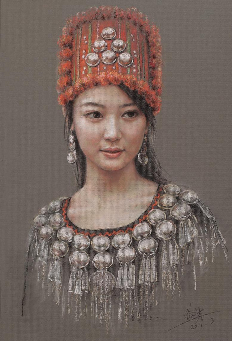 徐小稀油画人物作品