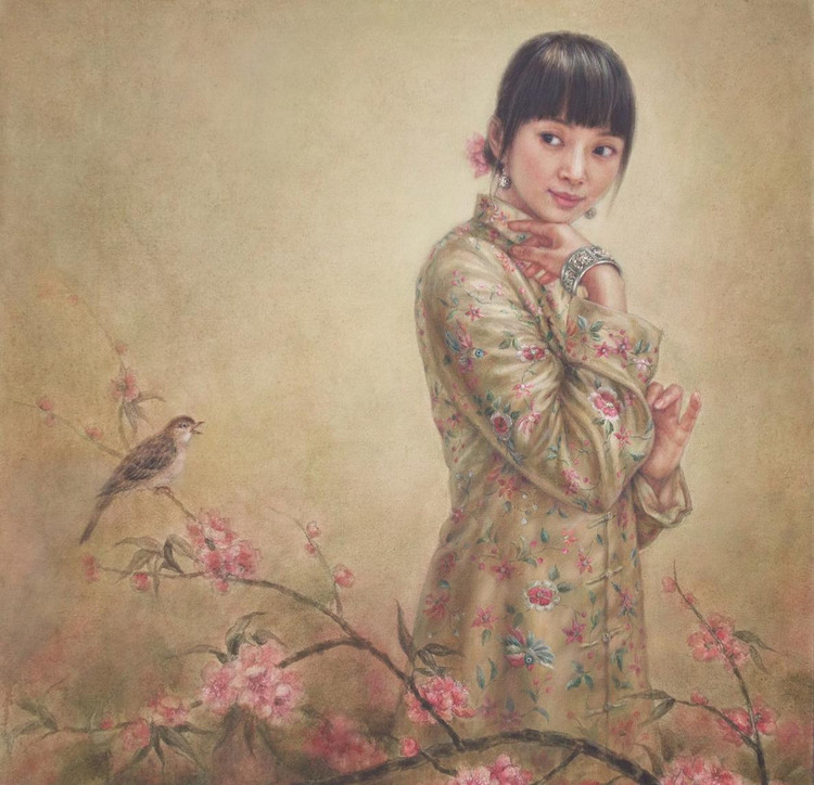 徐小稀油画人物作品
