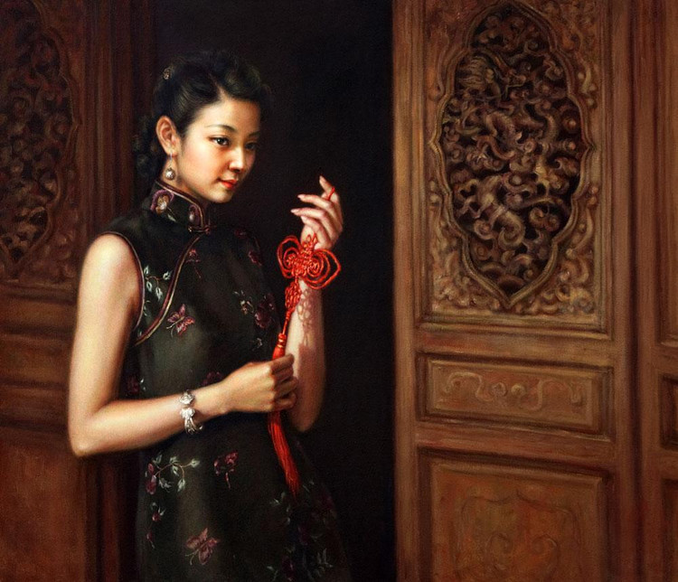 徐小稀油画人物作品