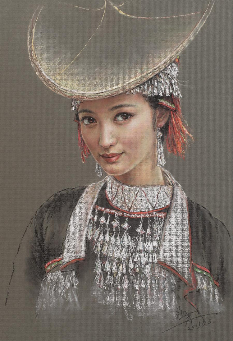 徐小稀油画人物作品