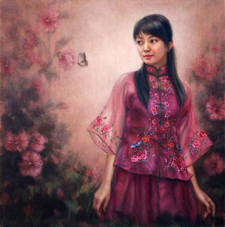 徐小稀油画人物作品