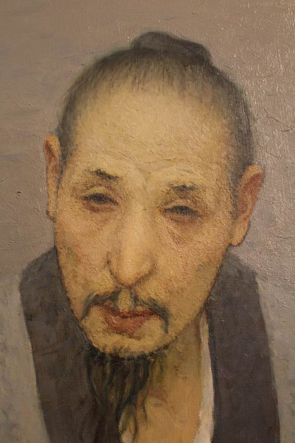 梁峰油画人物作品