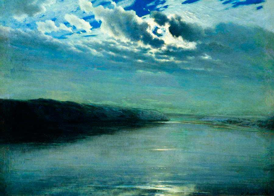 乌克兰画家尼古拉雅罗申柯（Nicholas Yaroshenko）油画风景作品