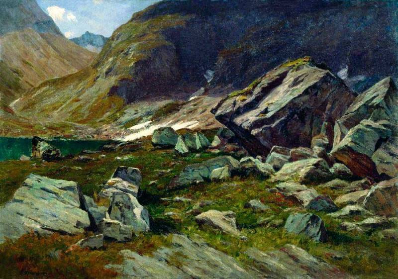 乌克兰画家尼古拉雅罗申柯（Nicholas Yaroshenko）油画风景作品