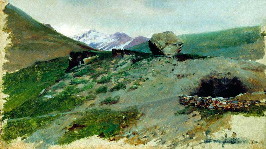 乌克兰画家尼古拉雅罗申柯（Nicholas Yaroshenko）油画风景作品