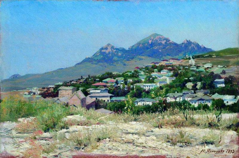 乌克兰画家尼古拉雅罗申柯（Nicholas Yaroshenko）油画风景作品