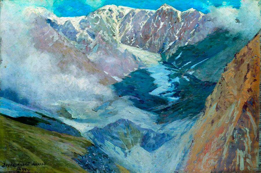 乌克兰画家尼古拉雅罗申柯（Nicholas Yaroshenko）油画风景作品