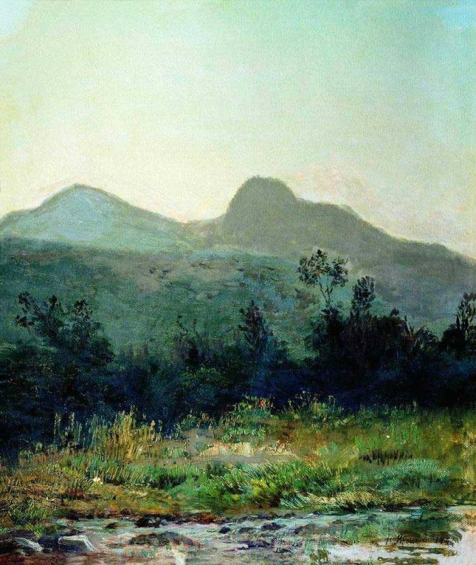 乌克兰画家尼古拉雅罗申柯（Nicholas Yaroshenko）油画风景作品