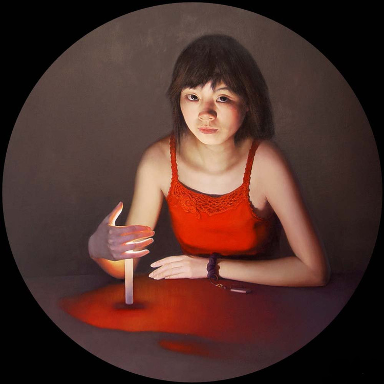 王驰油画人物作品