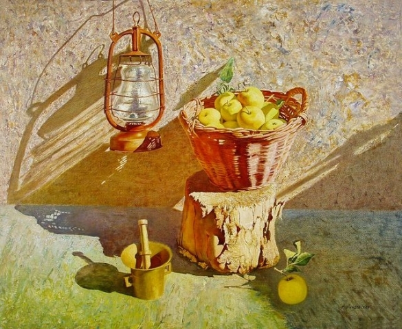 乌克兰Anna Landovskaya静物油画作品欣赏